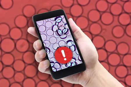 A new safety test for foodborne pathogens involves an interaction between a droplet and bacterial proteins that can be seen through a smartphone camera.