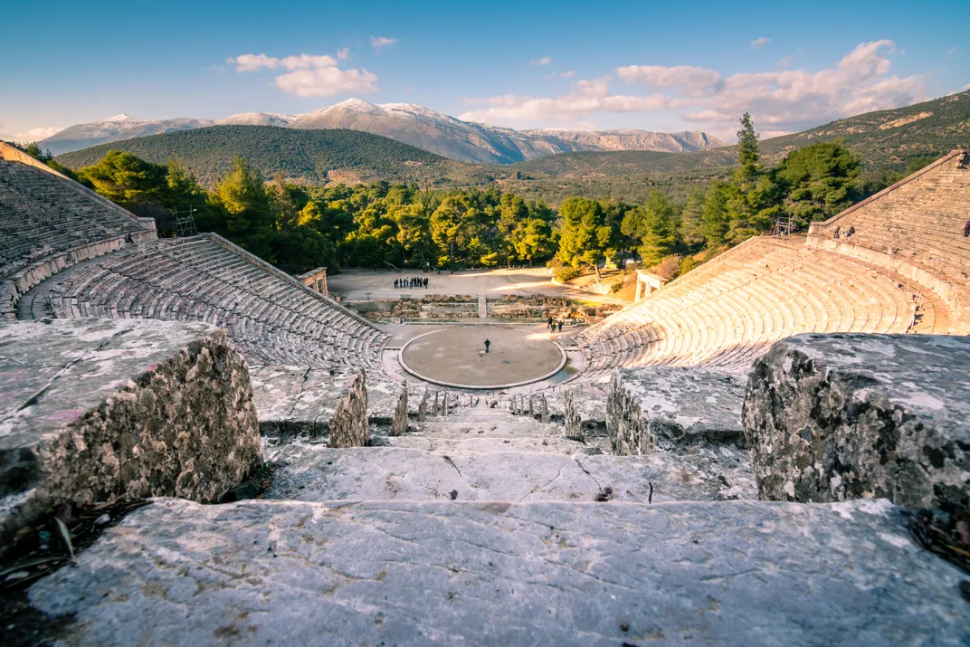 The theater at Epidaurus