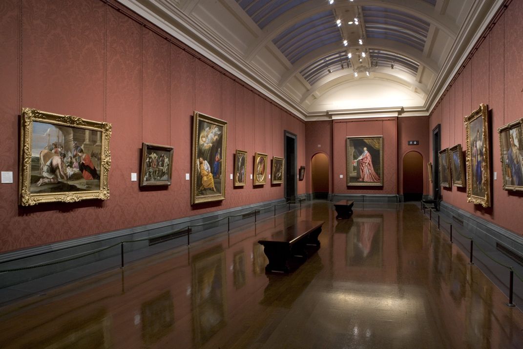 View of the National Gallery's interior