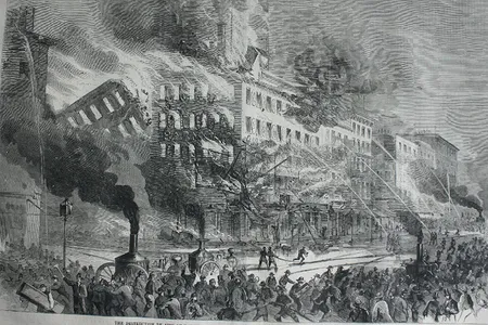 On July 13, Barnum's American Museum was the site of a disastrous fire. 