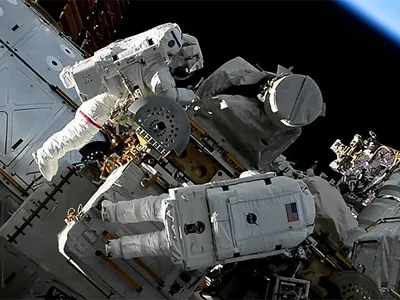 Astronauts Jasmin Moghbeli and Loral O&rsquo;Hara were performing routine maintenance during a spacewalk outside the ISS when they lost the tool bag.