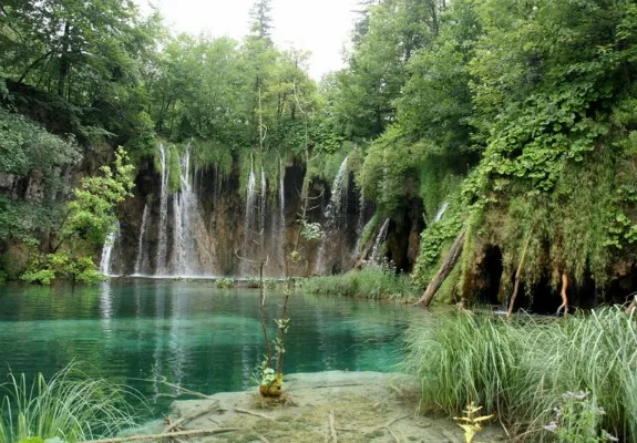 Among the more photogenic of the Plitvice Lakes, in Croatia.