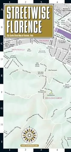 Streetwise Florence Map: Laminated City Center Street Map of Florence, Italy (Michelin Streetwise Maps)