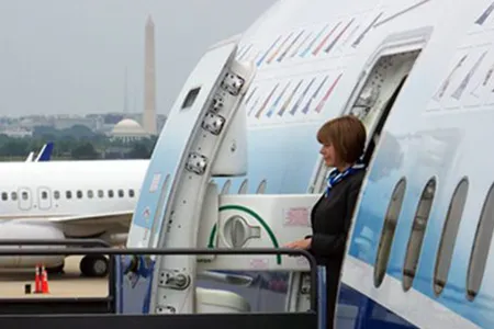 The Dreamliner during its stopover in DC last week.