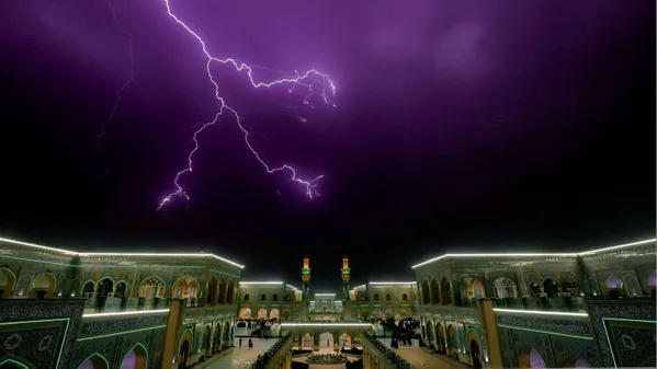 Thunderstorm in Najaf thumbnail