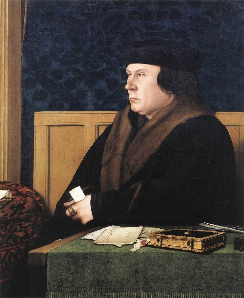 Hans Holbein's 1532-34 portrait of Thomas Cromwell