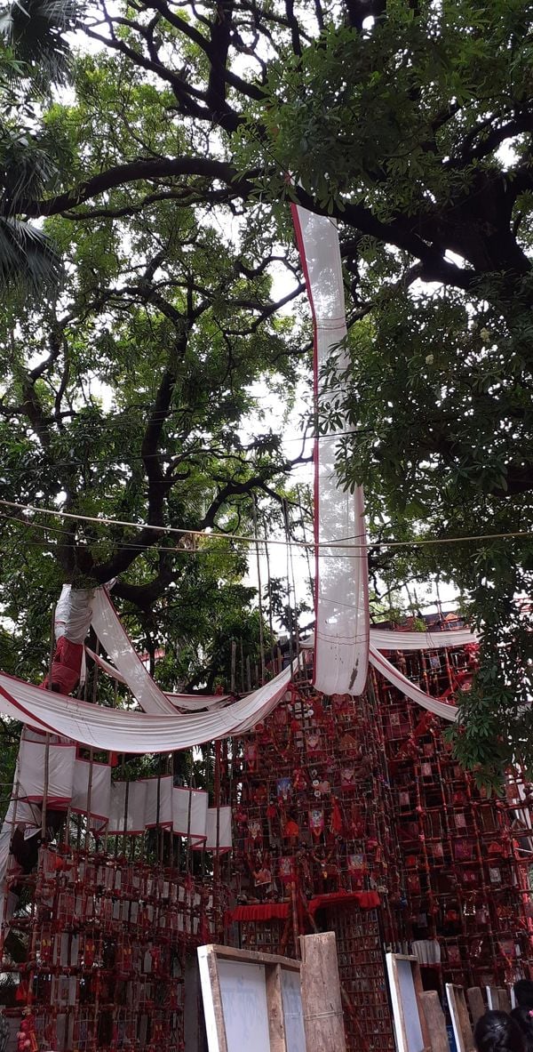 A Durga Puja pandal in South Kolkata, India thumbnail
