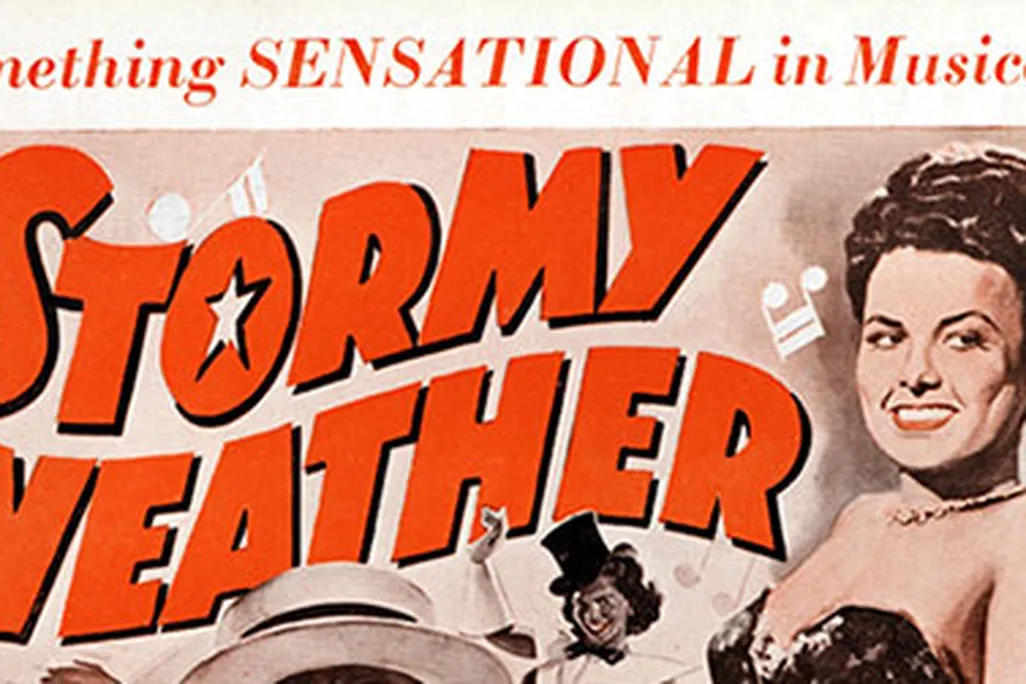A poster for the musical Stormy Weather