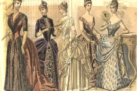 The long, trailing skirts of the Victorian period eventually fell out of favor when they were thought to harbor tuberculosis microbes.
