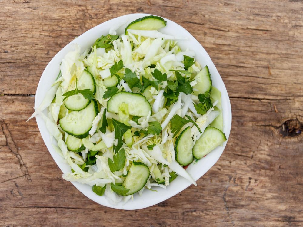 Spring vegan salad