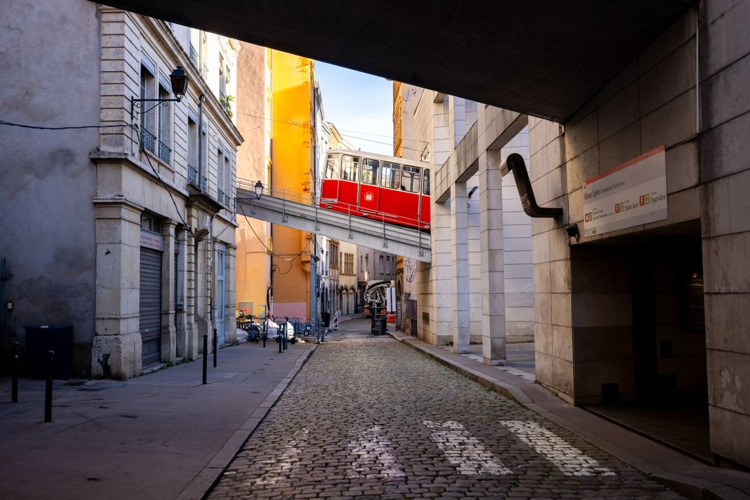 The Vieux Lyon Funicular 