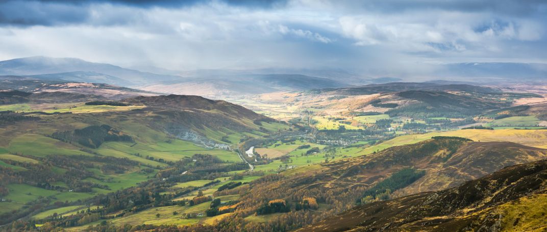 Landscape of the Cairngorms National Park