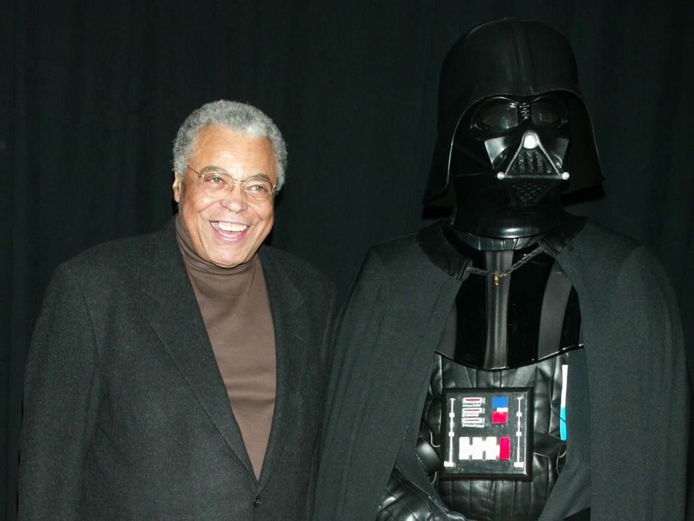 James Earl Jones and Darth Vader