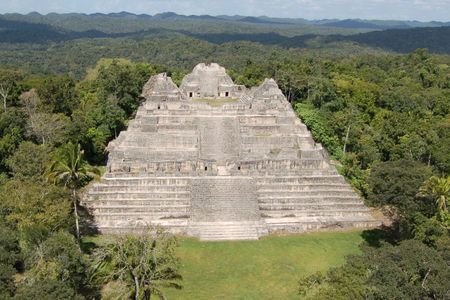 The tomb was found in an acropolis to the right of Caana, the central architectural complex at Caracol, which is more than 140 feet tall.