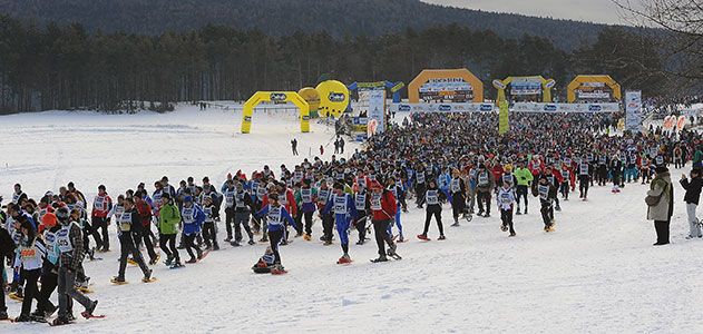 La Ciaspolada snowshoe race