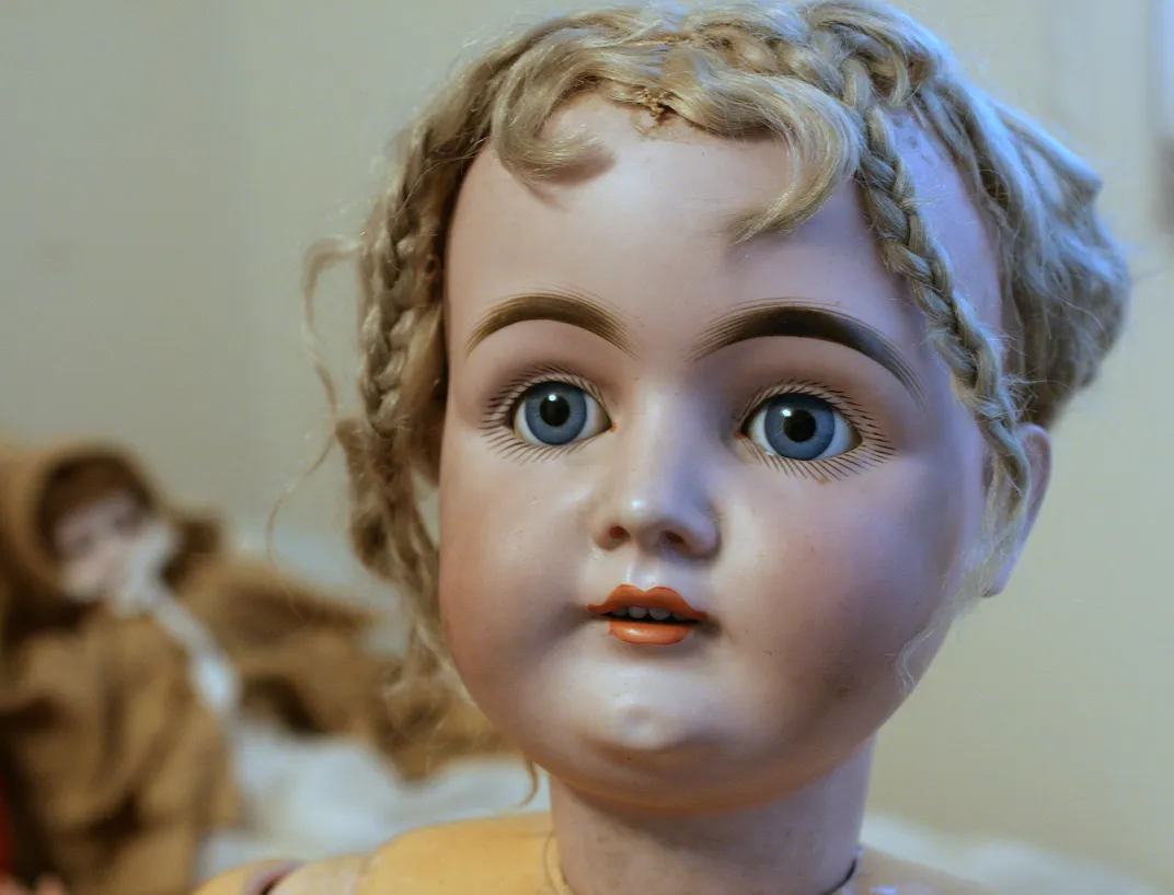 A German bisque doll from around 1900