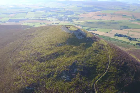 Tap O' Noth overlooks the Scottish town of Rhynie.