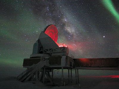 Far from light and plunged into months-long darkness, Antarctica's South Pole Telescope is one of the best places on Earth for observing the universe.