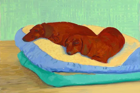 David Hockney's Dog Painting 19&nbsp;(1995)