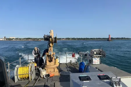 Researchers found roughly 40 depressions on the lake bed of Lake Michigan within the&nbsp;Wisconsin Shipwreck Coast National Marine Sanctuary.