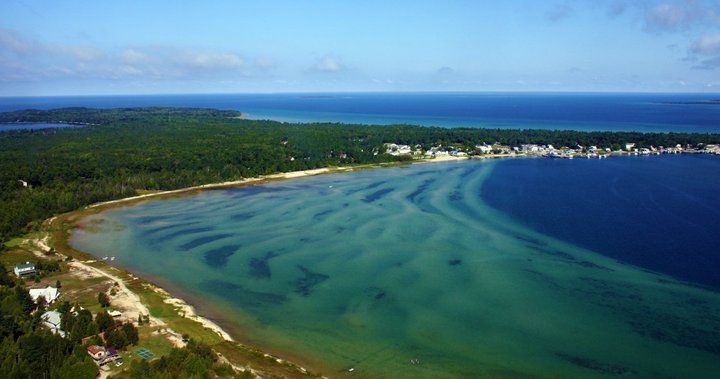 Beaver Island MI from a small plane | Smithsonian Photo Contest ...