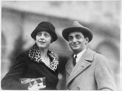 Irving Berlin and wife Ellen MacKay