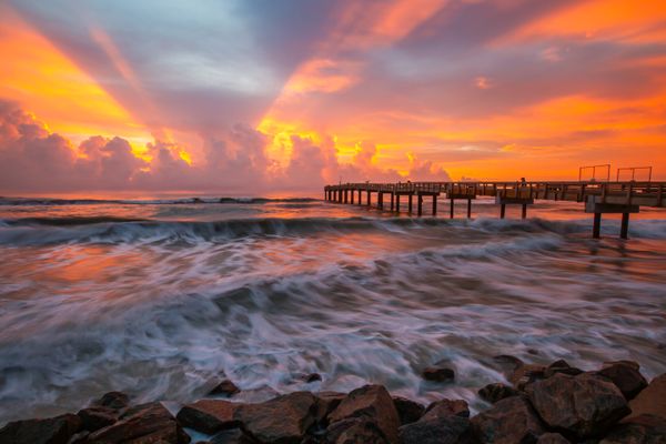 The Hurricane Franklin Sky at St. Augustine Beach, FL thumbnail
