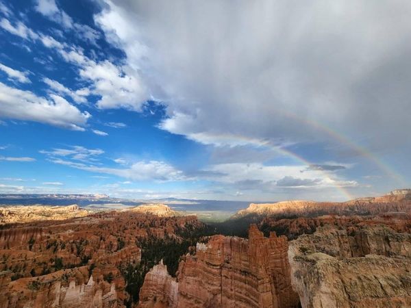 Double Rainbow at Bryce Canyon National Park thumbnail
