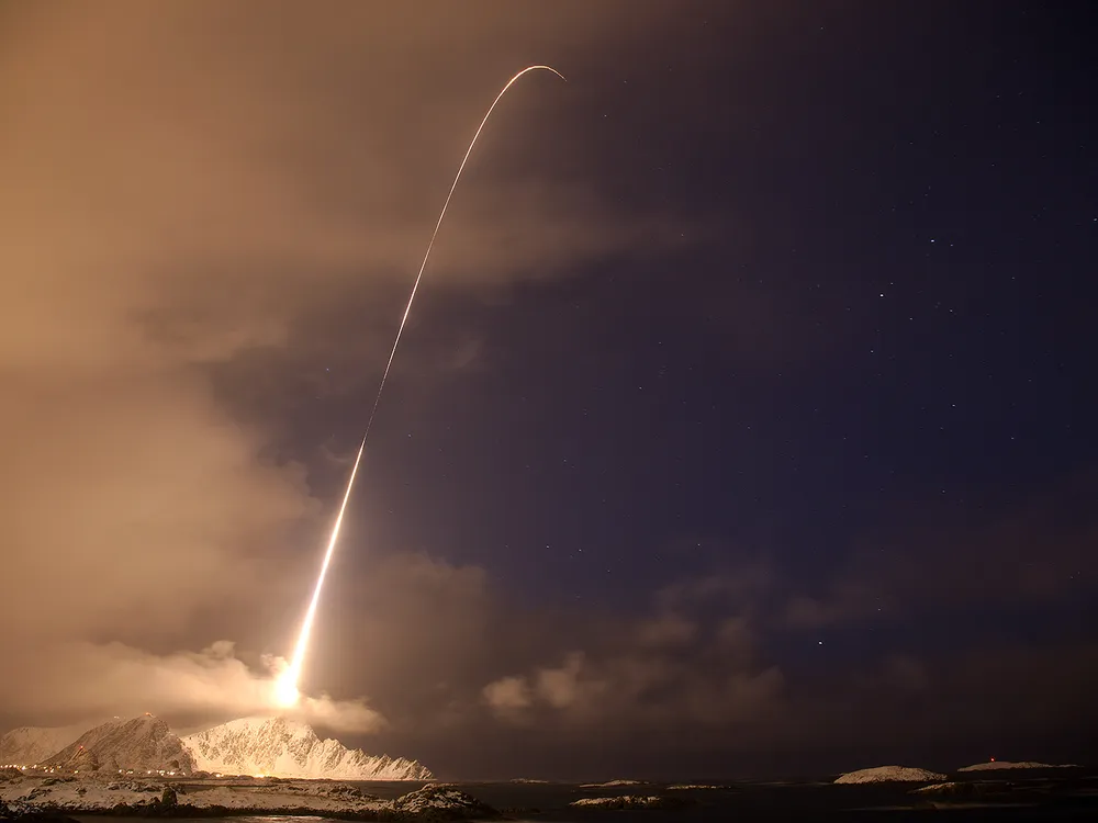 Black Brant XII 2010 rocket launch