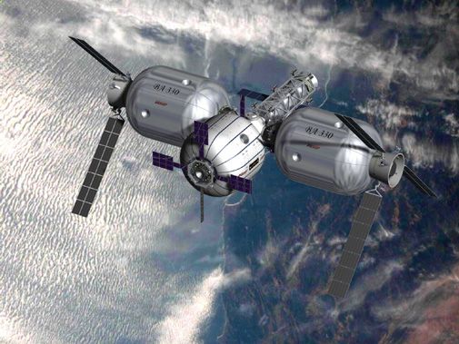A launch this week could advance plans to build a private space station.