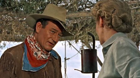 John Wayne and Geraldine Page in Hondo