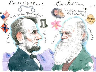 Abraham Lincoln and Charles Darwin