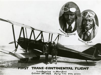 James Banning and Thomas Allen planned the route for their coast-to-coast flight to include towns where they knew someone, or which they knew had African-American communities.
