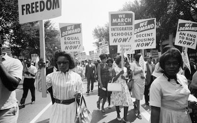 The March on Washington was organized in conjunction with the 100th anniversary of the Emancipation Proclamation to call on the country to fulfill its promise.