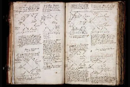 A spread from one of the casebooks volumes.