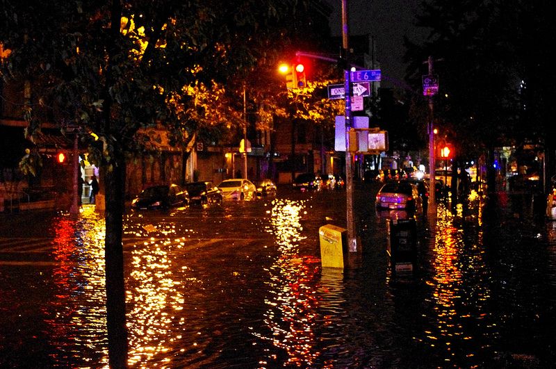 Flooding in Manhattan