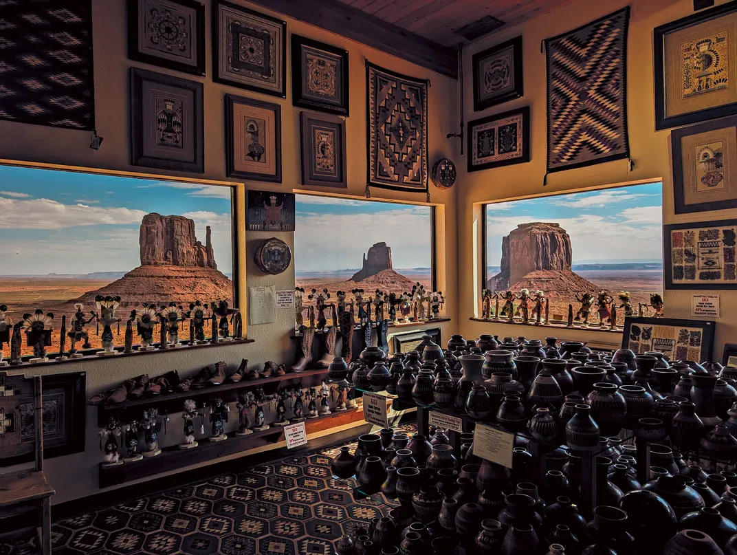 Gift shop at Monument Valley Navajo