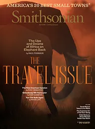 Cover of Smithsonian magazine issue from April 2013