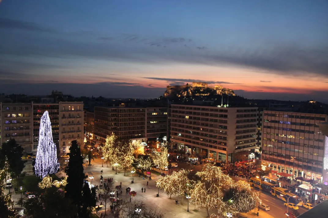 Celebrating New Years Eve in Athens, Greece Smithsonian Photo Contest