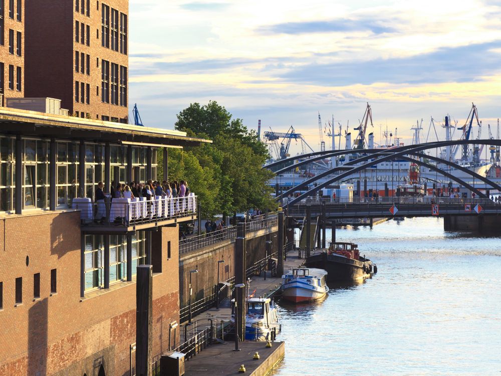 Germany, Hamburg, Speichrstadt and Hafencity district