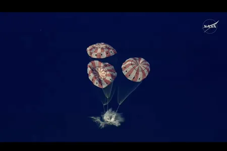 Artemis 2's Orion capsule splashed down in the Pacific Ocean off the coast of San Diego.