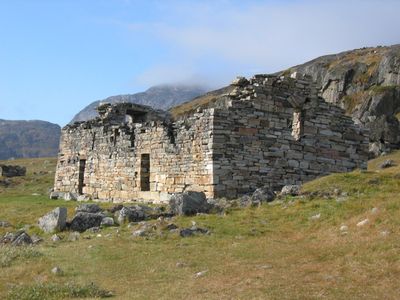 Church ruins from Norse Greenland's Eastern Settlement

