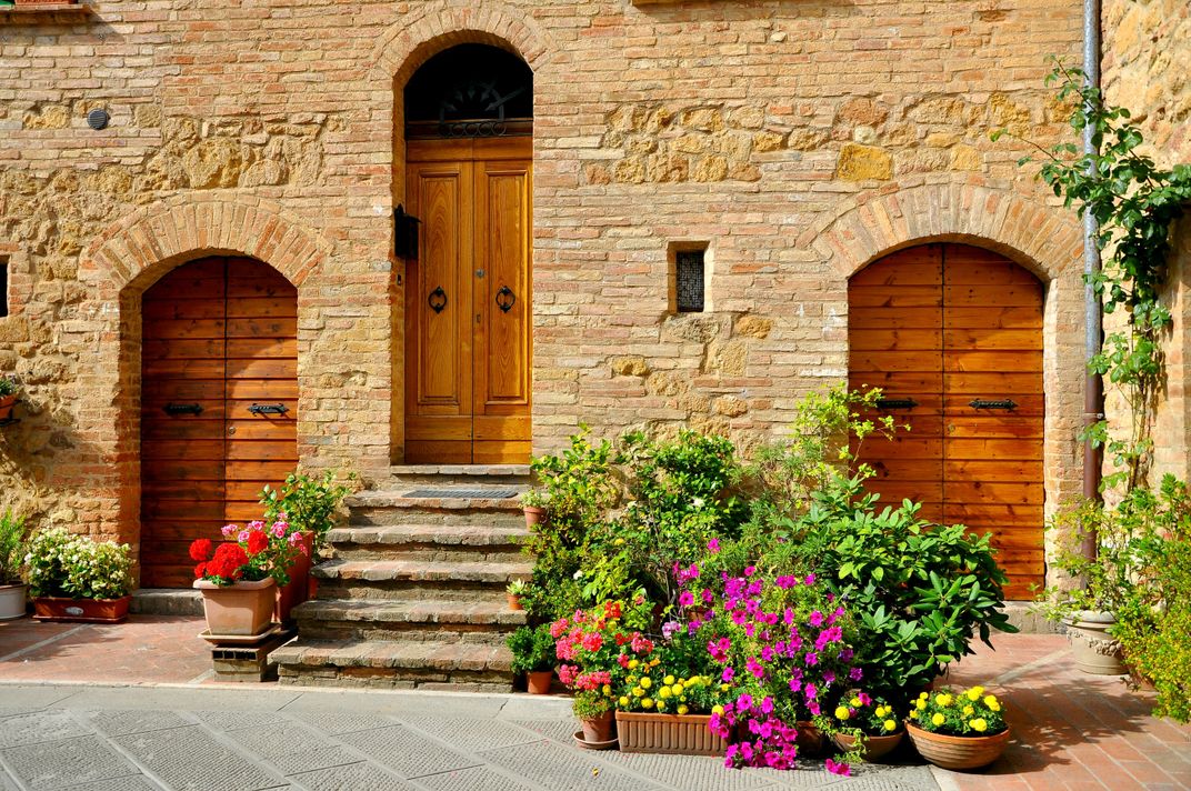 Typical residence in Tuscany hill town