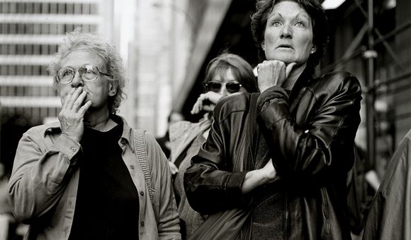 Kevin Bubriski, World Trade Center Series, New York City, 2001, gelatin silver print, Smithsonian American Art Museum, Gift of the Consolidated Natural Gas Company Foundation, 2003.65.1, © 2001, Kevin Bubriski