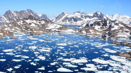 Ice melt in Greenland will significantly affect water levels throughout the world, most of all the equatorial Pacific and South Africa.