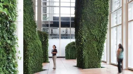 Landscape designer Margie Ruddick’s “Urban Green Room,” the first permanent living indoor installation, helped her win a National Design Award last week.