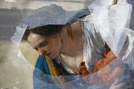 The cathedral&#39;s collection of Mays paintings includes Aubin Vouet&#39;s Le Centurion Corneille aux pieds de Saint Pierre, completed in 1639.