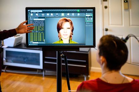 Ann, 47, suffered a stroke that caused paralysis in 2005. The interface in the new study aims to help people who are unable to speak to communicate verbally.