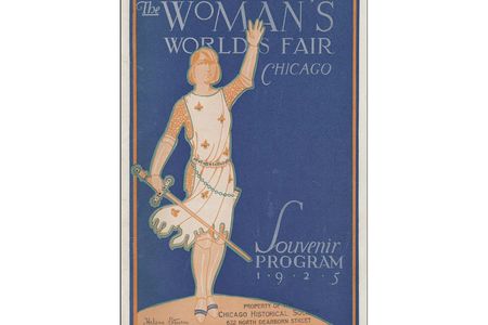 A souvenir program from the 1925 Woman's World's Fair in Chicago.
