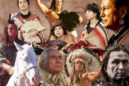 A sampling of Native representation in the films (clockwise from top left)&nbsp;Killers of the Flower Moon&nbsp;(2023),&nbsp;War Party (1988), The Last of the Mohicans&nbsp;(1992),&nbsp;The Revenant (2015),&nbsp;Soldier Blue&nbsp;(1970),&nbsp;Little Big Man&nbsp;(1970) and&nbsp;Dances With Wolves&nbsp;(1990)